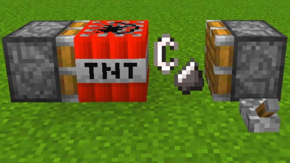 Kỹ thuật kích hoạt TNT thủ công bằng Bật lửa