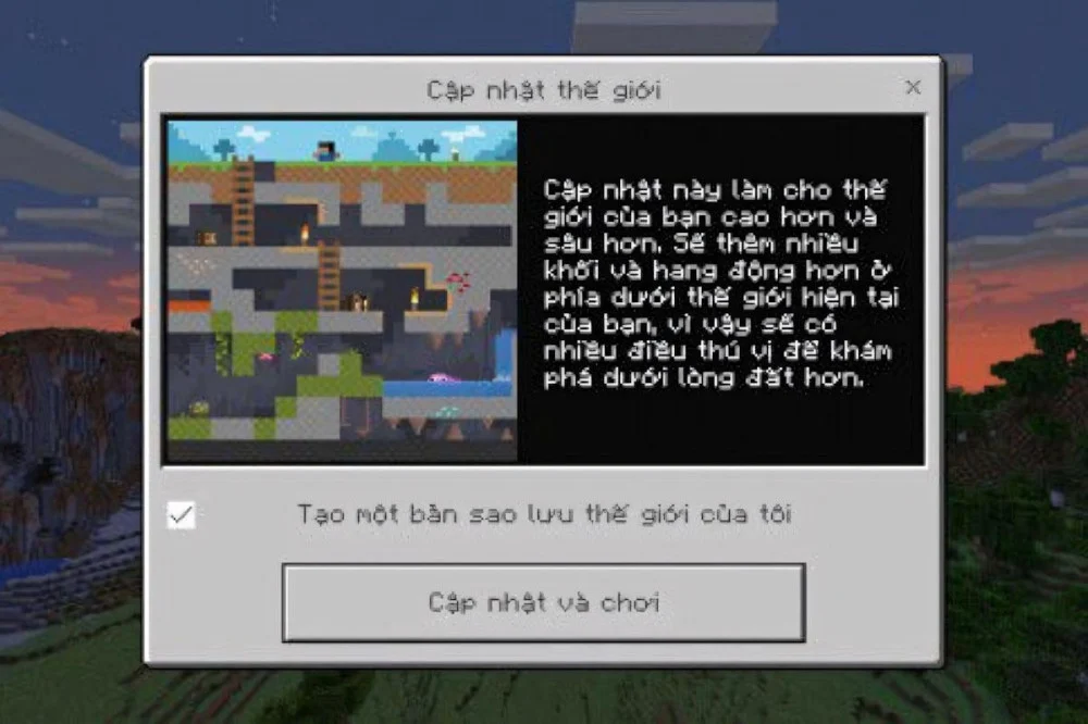 1. Minecraft pe tiếng việt
