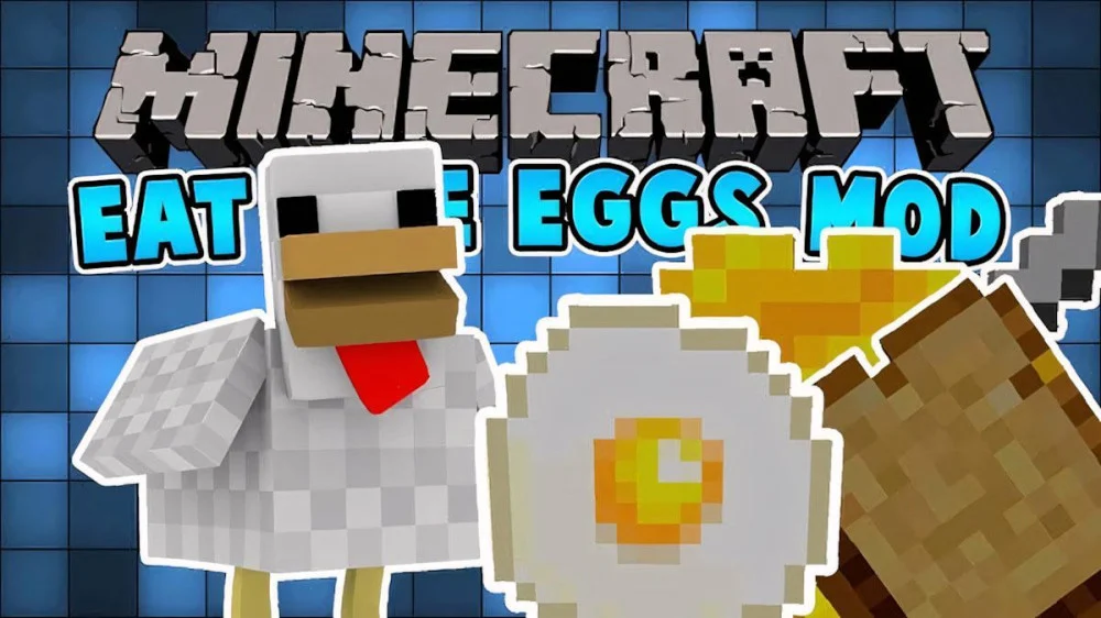 Minecraft trứng dùng chế tạo cake và pumpkin pie cùng sữa