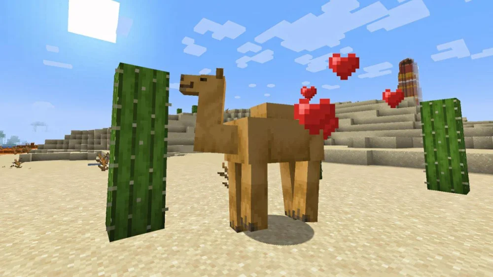 Mẹo cưỡi lạc đà Minecraft vượt rào cao 1.5 khối