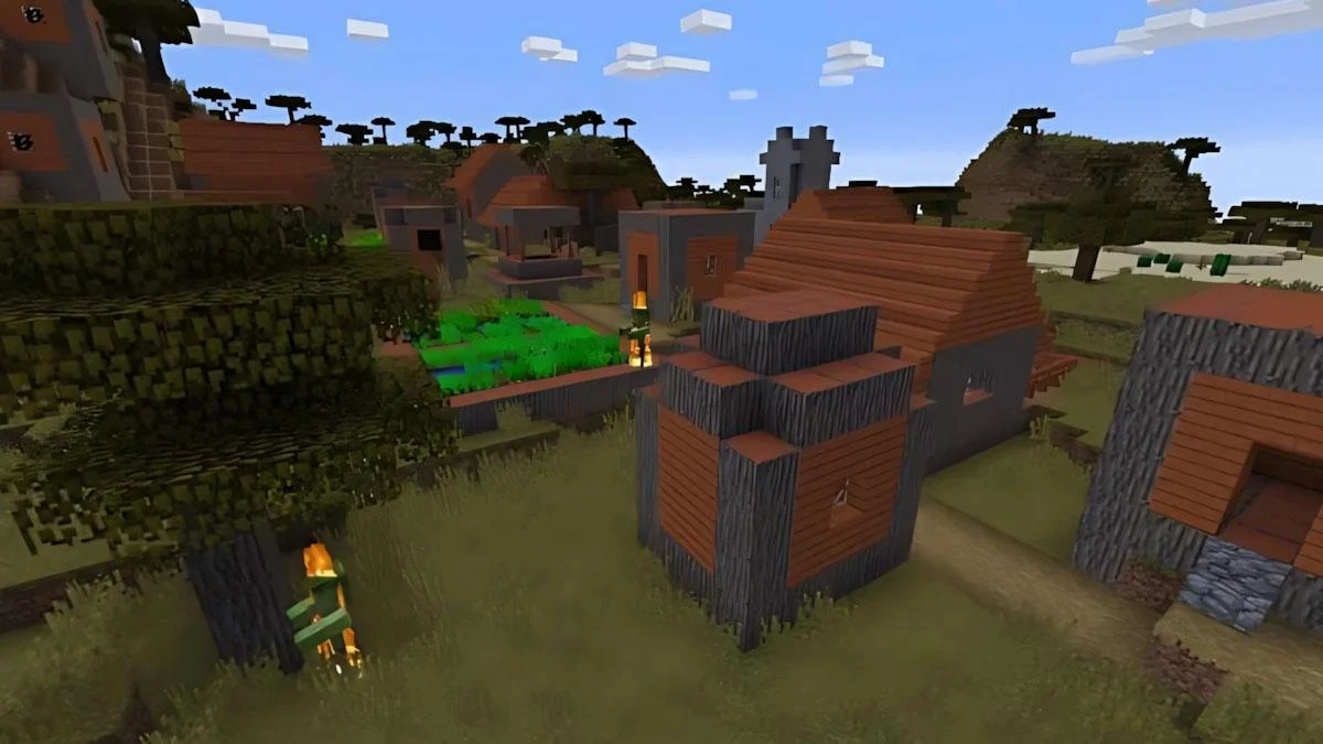 Zombie Village hoang tàn với đường tối