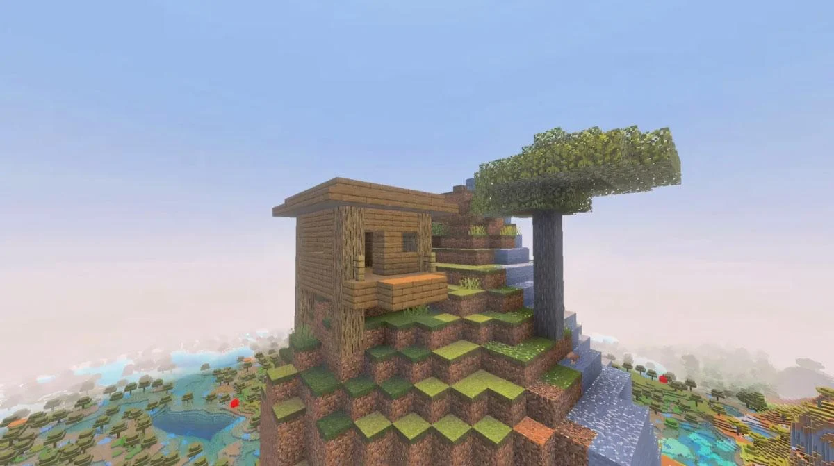 Witch Hut nằm trên đỉnh mountain nhiều hang đá bị khoét rỗng