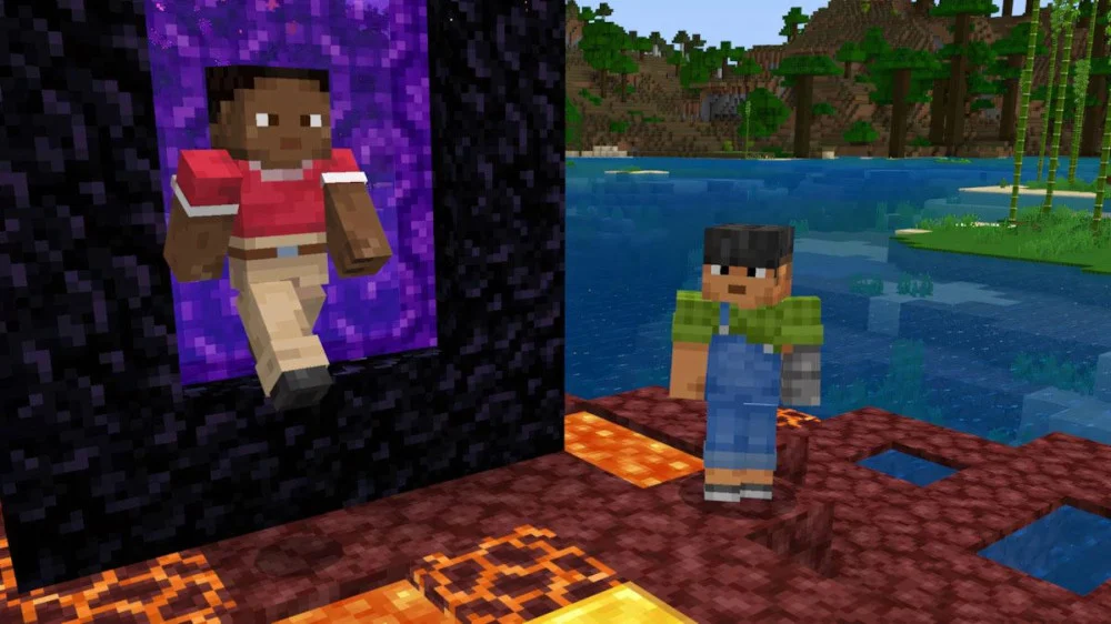 Minecraft Bedrock có hạn chế về modding và hệ thống Redstone