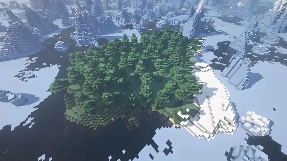 Survival island giữa taiga, băng trôi và đại dương lạnh