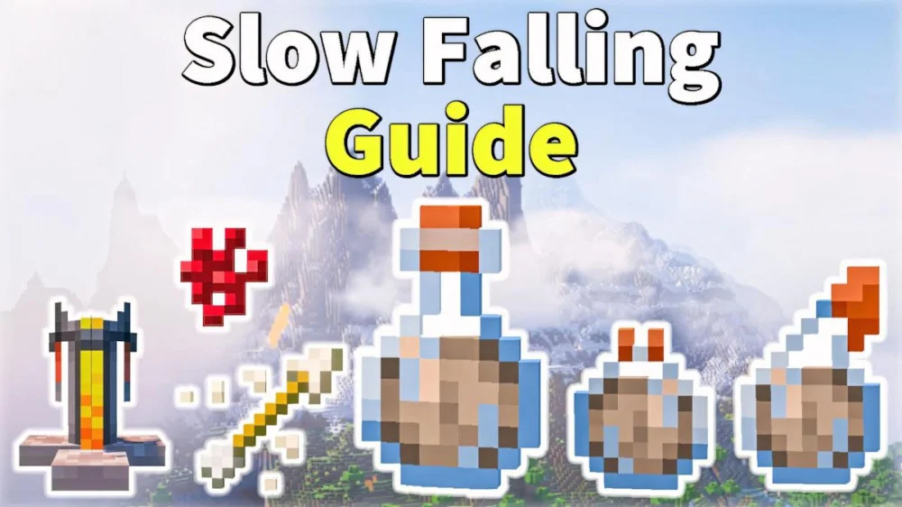 Hiệu ứng Slow Falling rơi chậm không nhận sát thương