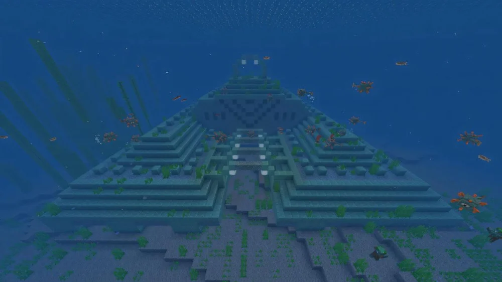 Ocean Monument chứa vàng và bọt biển