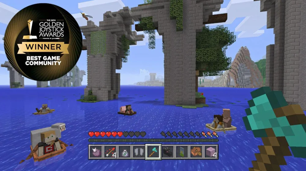 Minecraft liên tục thắng giải nhờ cộng đồng người chơi trung thành