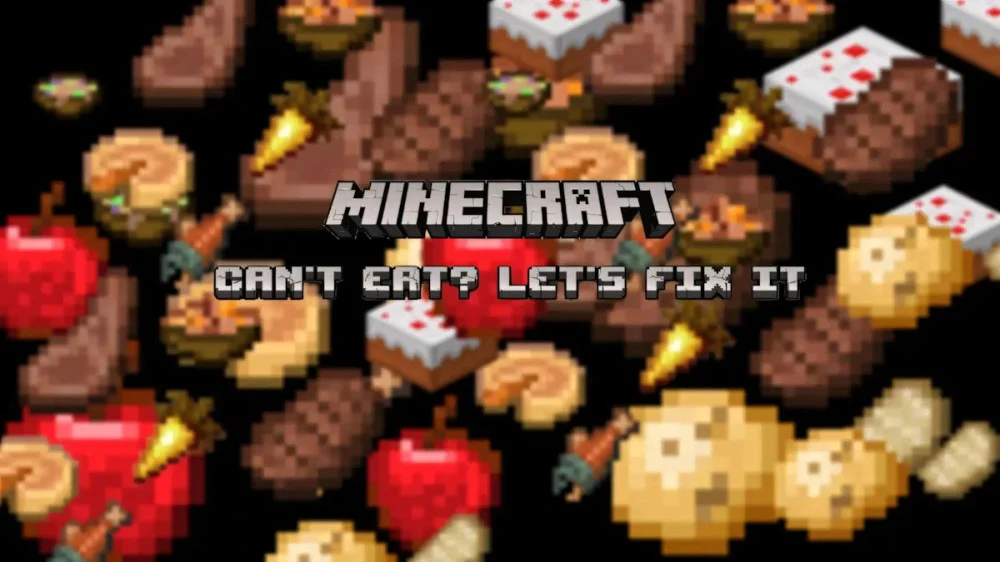 Tránh sai lầm ăn uống trong Minecraft