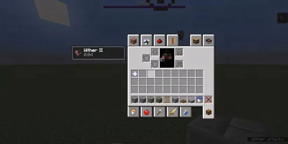 Wither Minecraft gây sát thương héo úa cực nguy hiểm
