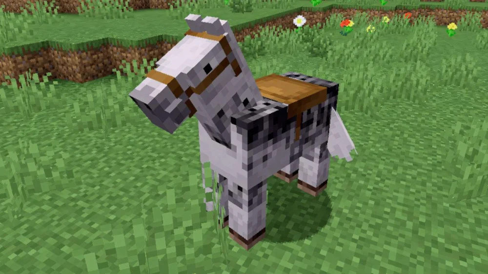 Minecraft yên ngựa rơi khi mob mang yên bị hạ