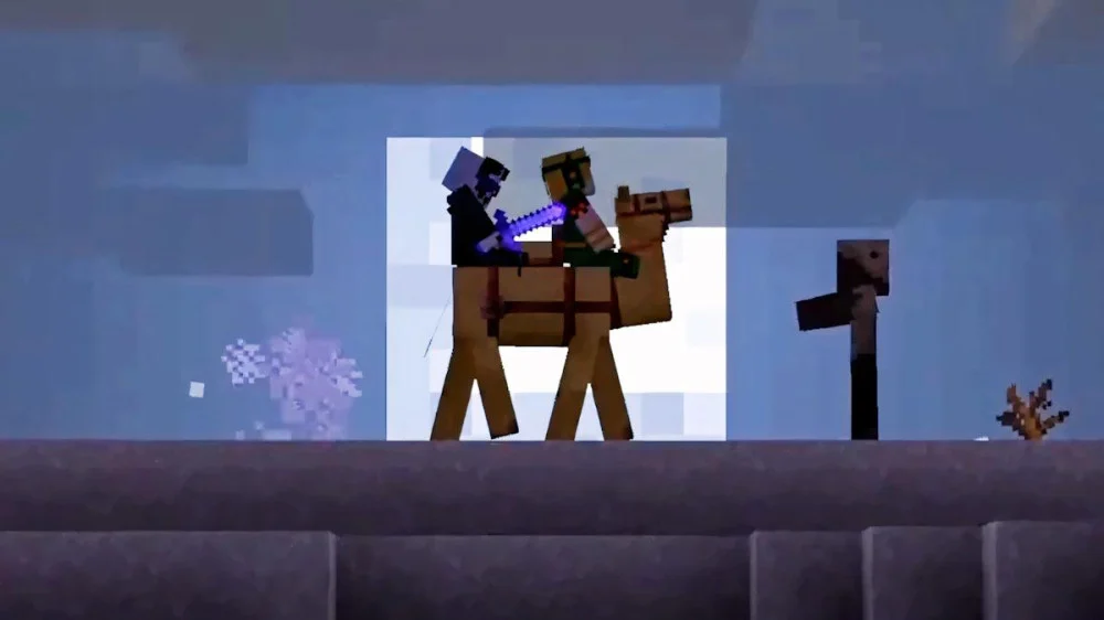 Minecraft Camel cho tầm cao an toàn trước nhiều mobs