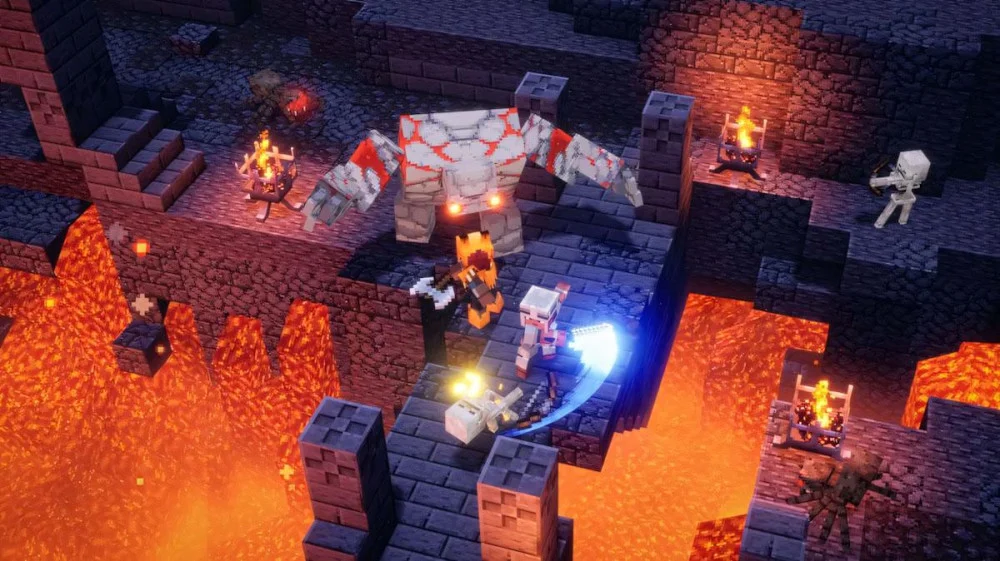 Minecraft Dungeons: Phiêu lưu ARPG với quái vật và hầm ngục