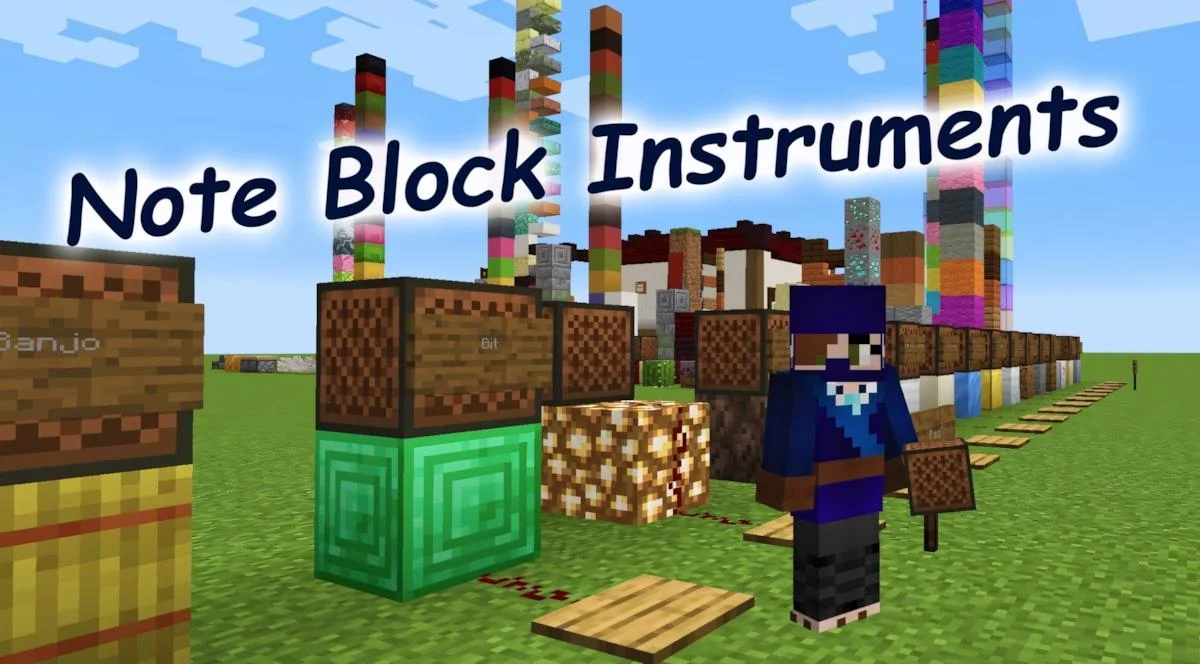 Minecraft mở rộng Note Block với hiệu ứng âm thanh kèn chân thực hơn