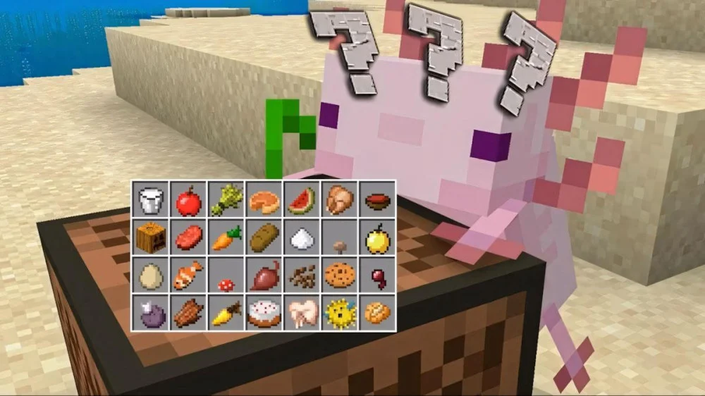 Axolotl Minecraft Ăn Gì  | Thuần Hoá Để Khám Phá Thế Giới Nhanh Hơn