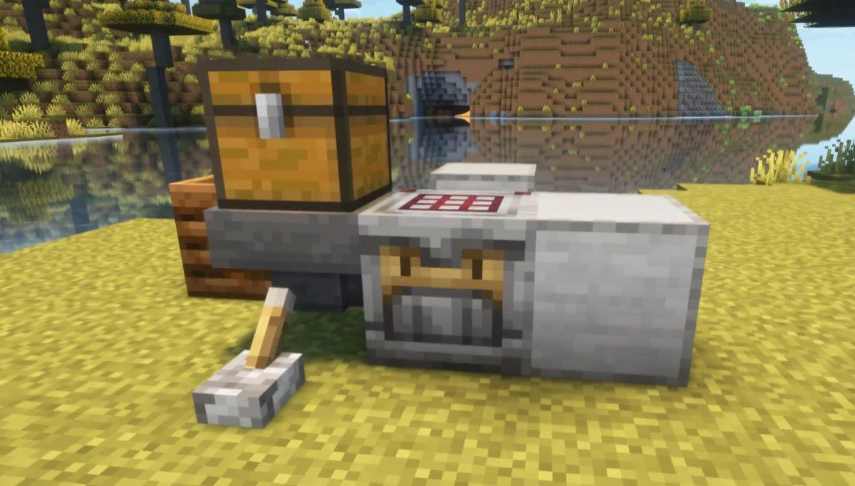 Minecraft Crafter Block hỗ trợ tự động hóa dây chuyền sản xuất vật phẩm