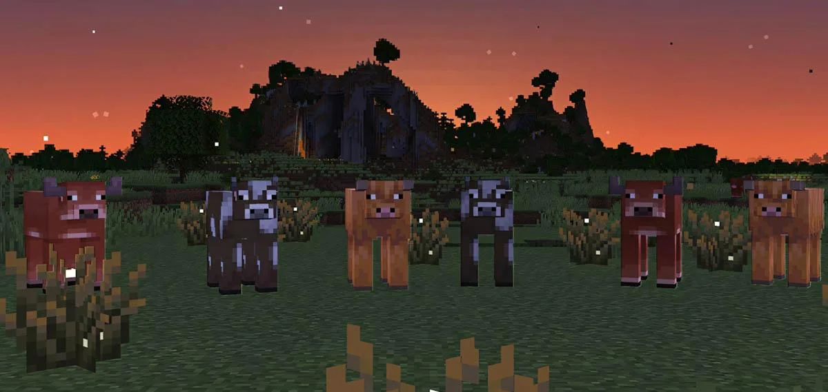 Biến thể bò và gà giúp thế giới Minecraft đa dạng, chân thực hơn