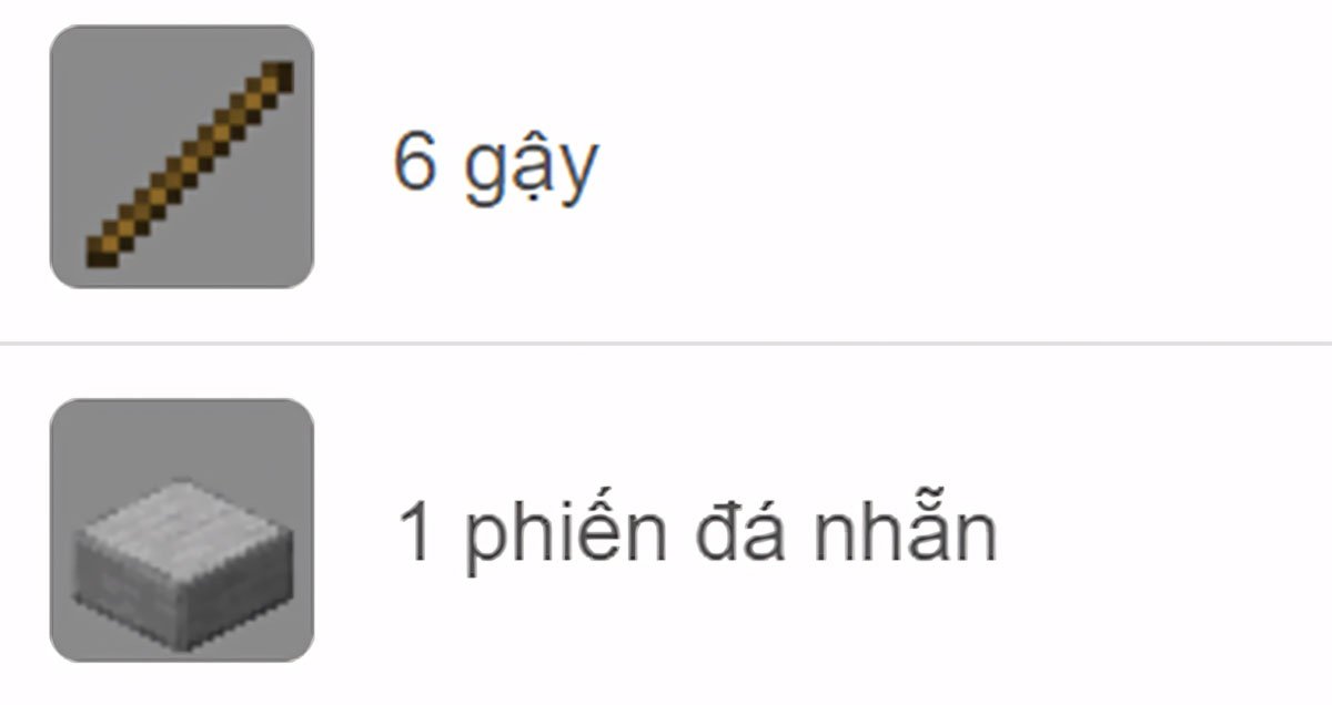 Tổng hợp nguyên liệu chính