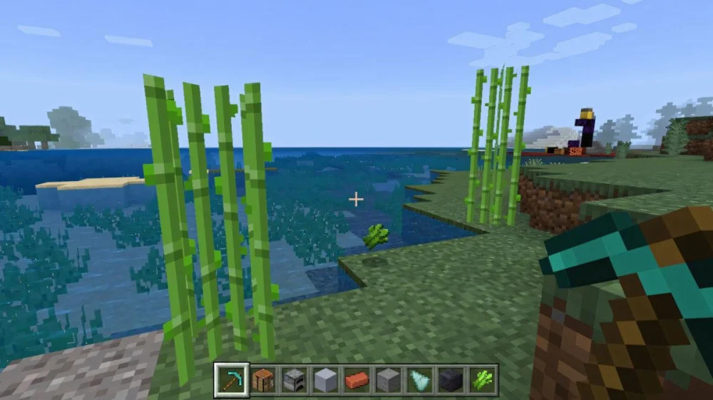 Minecraft mía ven sông làm giấy