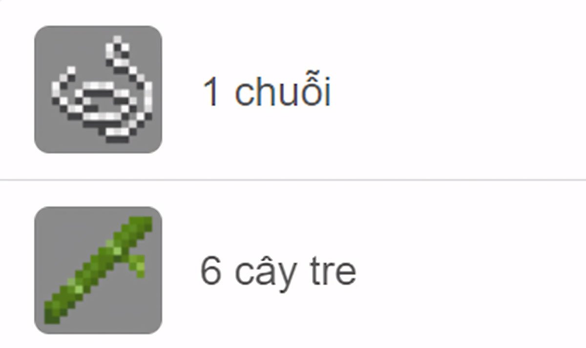 Top nguyên liệu phải nhớ