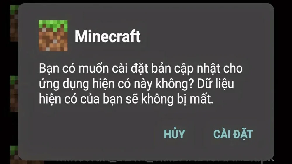 Trình quản lý > Tải về > Cài đặt file đã tải