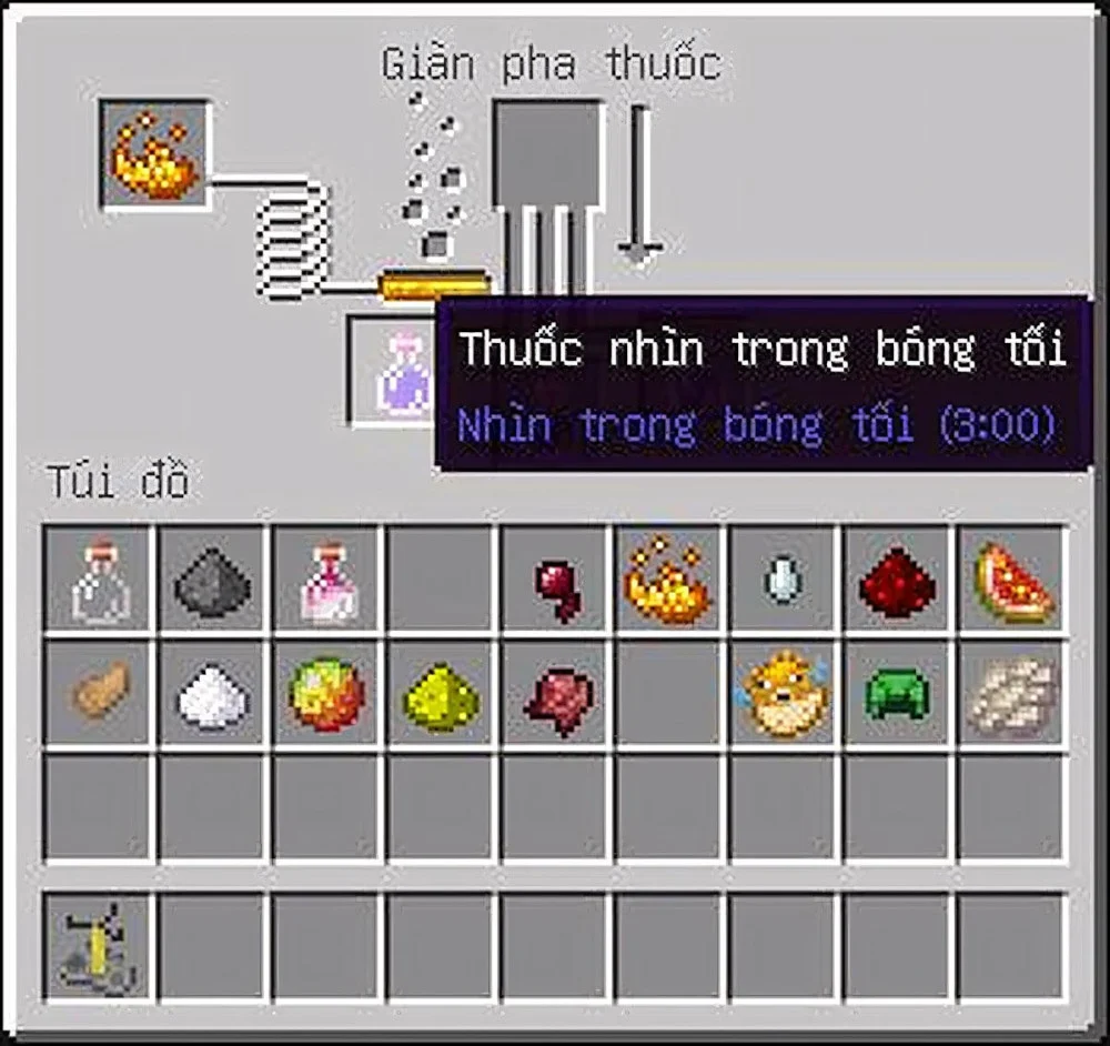 Gắn bướu địa ngục vào giàn pha thuốc