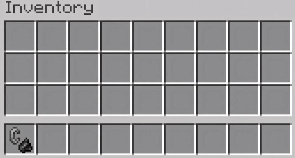 Kéo flint and steel vào túi đồ sử dụng