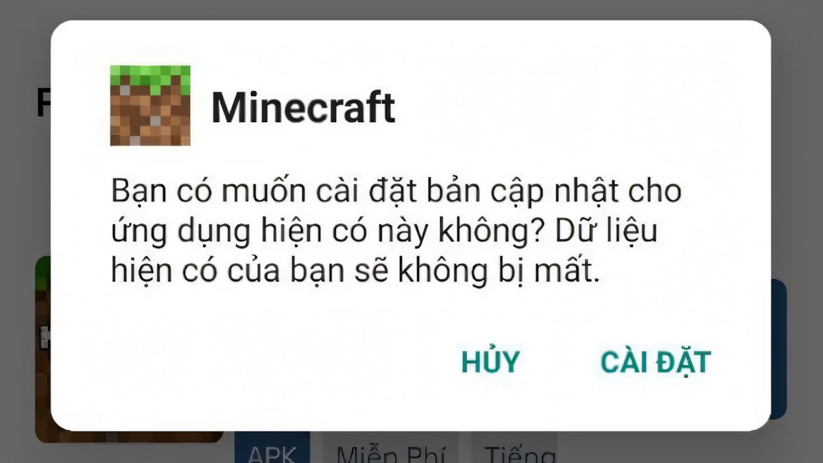 Bước 3: Nhấn cài đặt để ứng dụng vào trong máy.