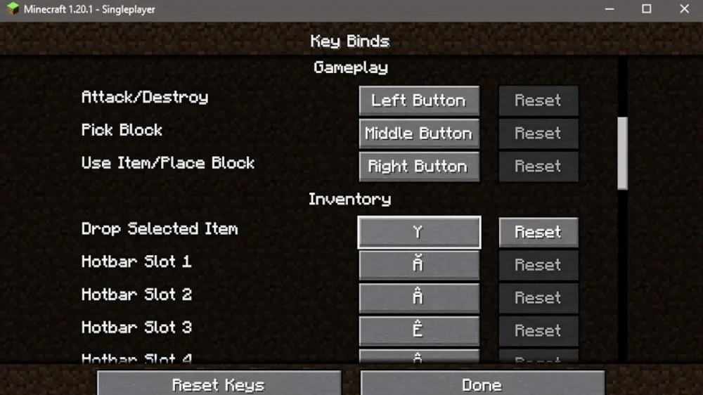Vào game > Chọn Options