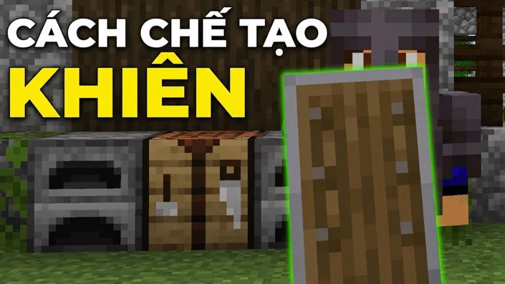 Cách Chế Tạo Khiên Trong Minecraft ️ | Công Dụng, Làm Khiên Kim Cương…