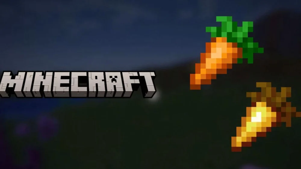 Cách Kiếm Cà Rốt Trong Minecraft ⛏ | Làm Cà Rốt Vàng, Hạt Giống, Trồng Cực Dễ