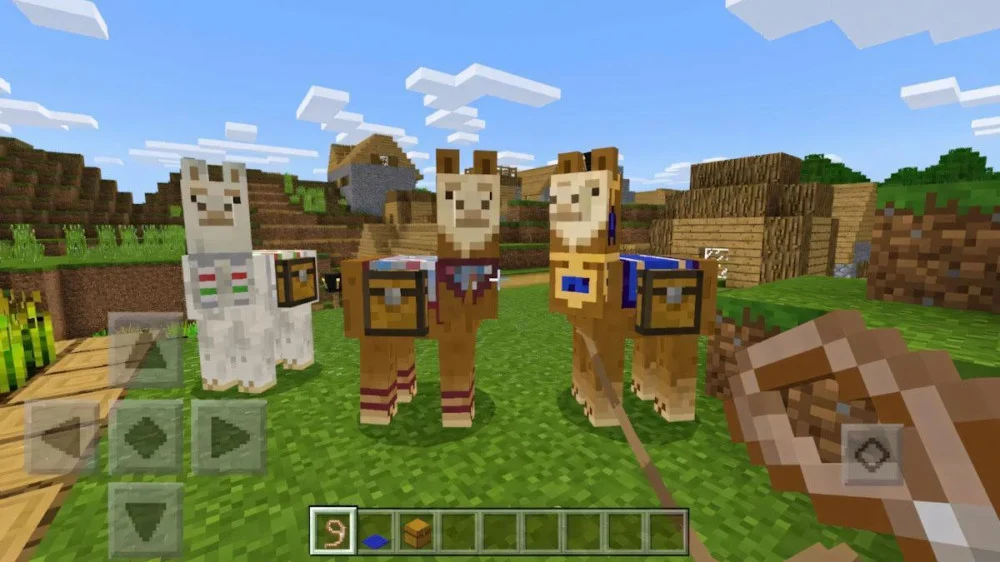 Cách thuần hóa Llama Minecraft bằng lúa mì