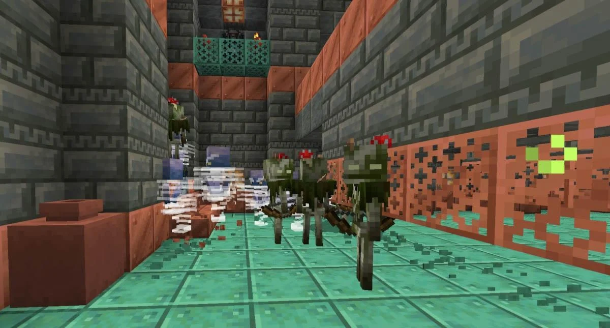 Trial Chambers Minecraft với hành lang Encounters và thử thách quái vật