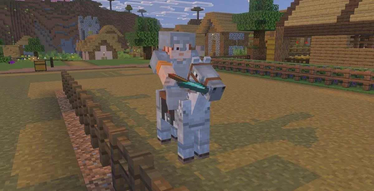 Minecraft ngựa, lừa và lạc đà di chuyển dưới nước linh hoạt hơn