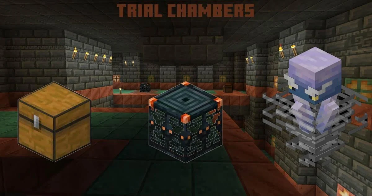 Breeze canh giữ Trial Chambers đầy kho báu trong Minecraft