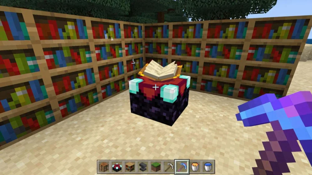Minecraft Enchanting kệ sách bố trí linh hoạt nâng cấp cấp 30