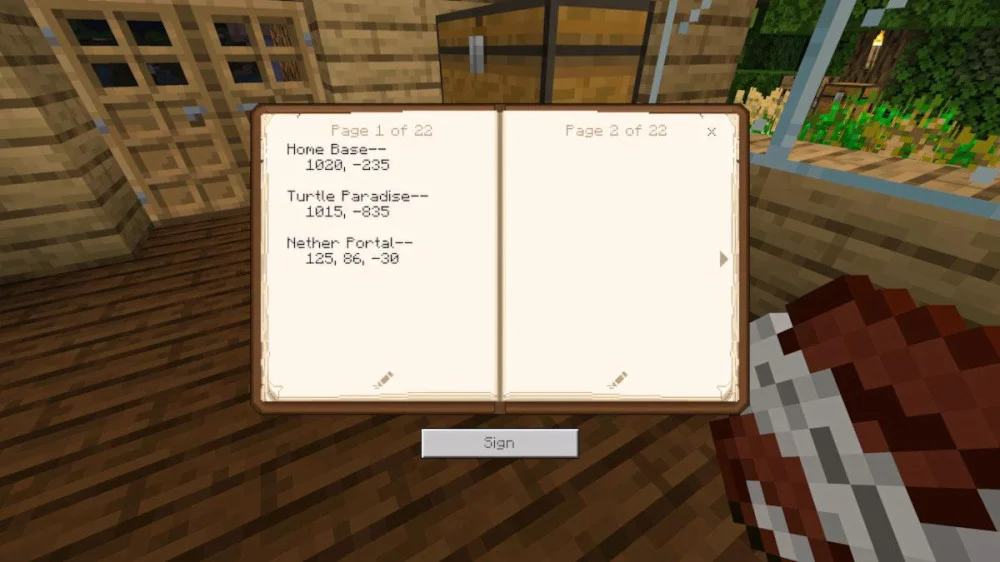 Công dụng chính của sách Minecraft