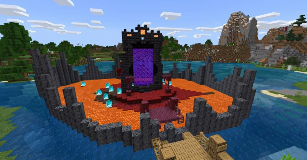 Nether và End chứa các công trình quan trọng