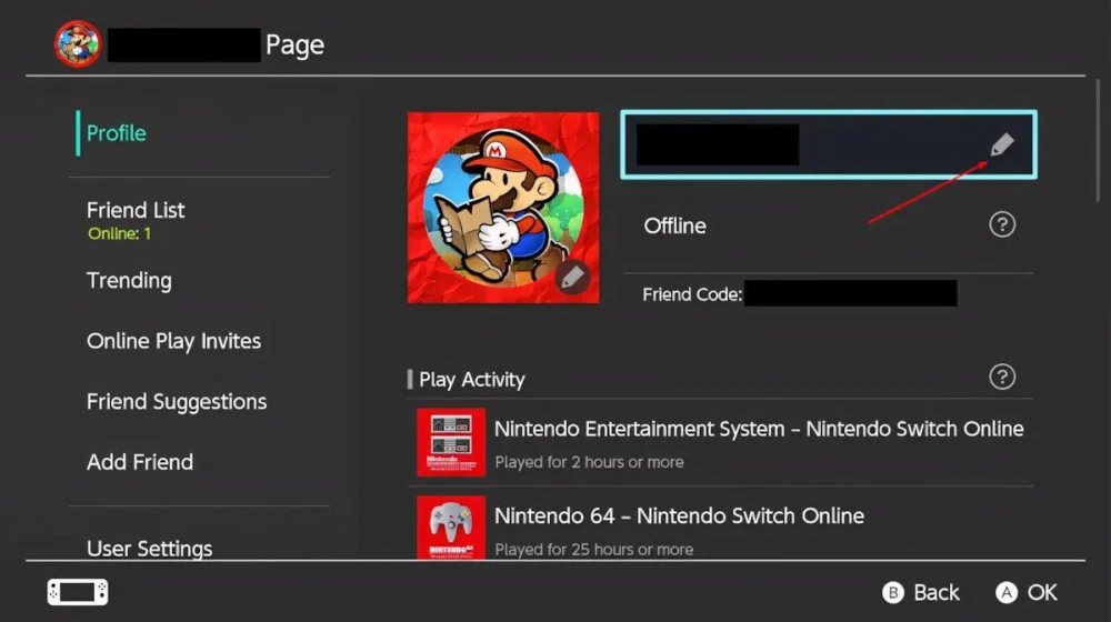 Đổi tên Minecraft trên Nintendo Switch và PlayStation
