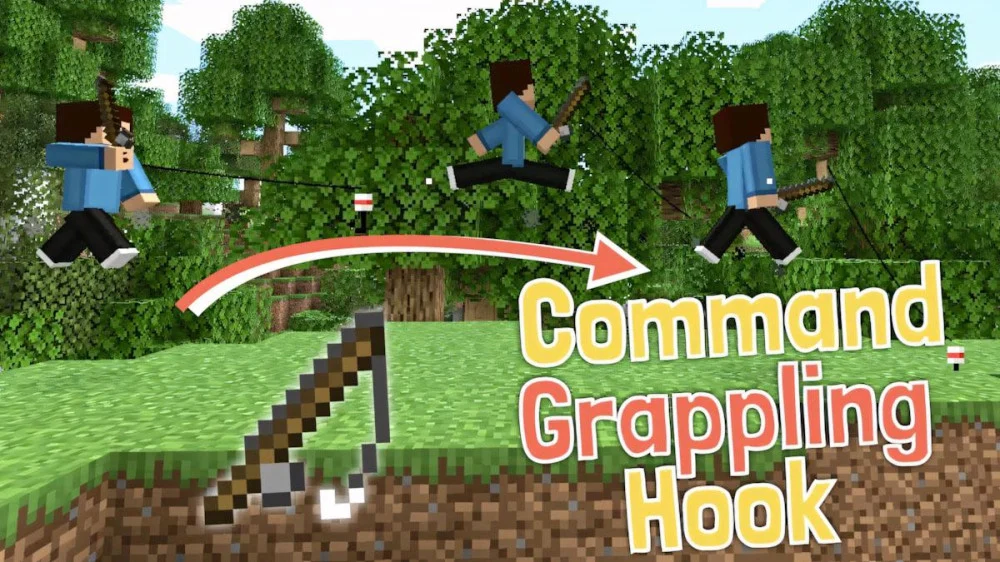 Minecraft lệnh /give cần câu fishing rod xuất hiện ngay