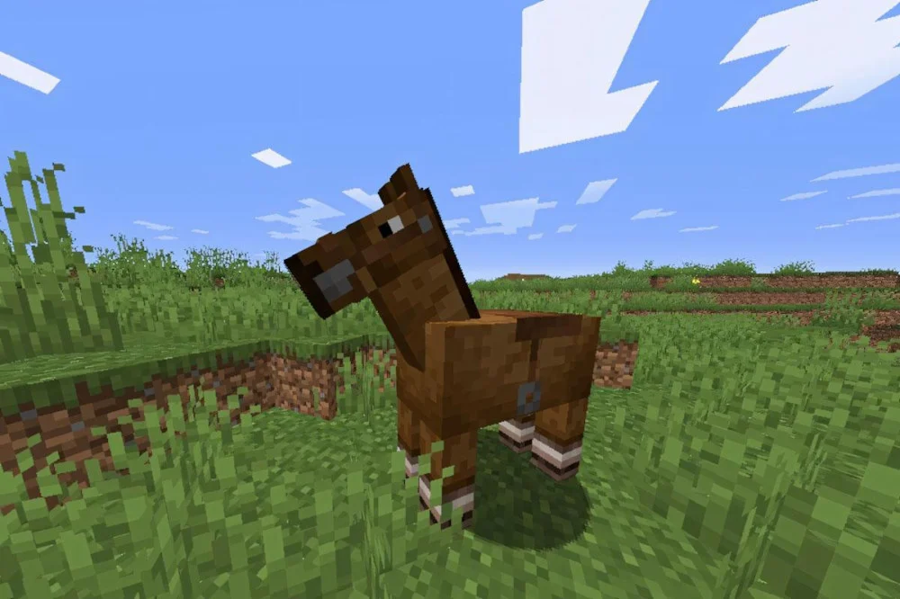 Minecraft ngựa hiền thảo nguyên
