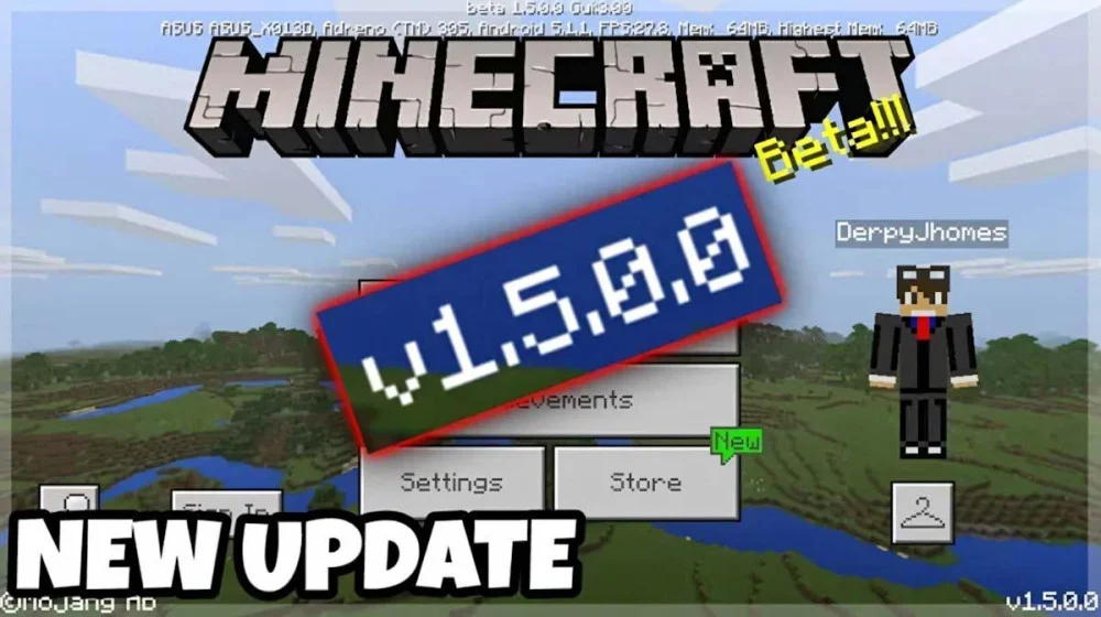 Java phát hành 13/03/2013 Redstone Update, Bedrock 18/07/2018 Update Aquatic