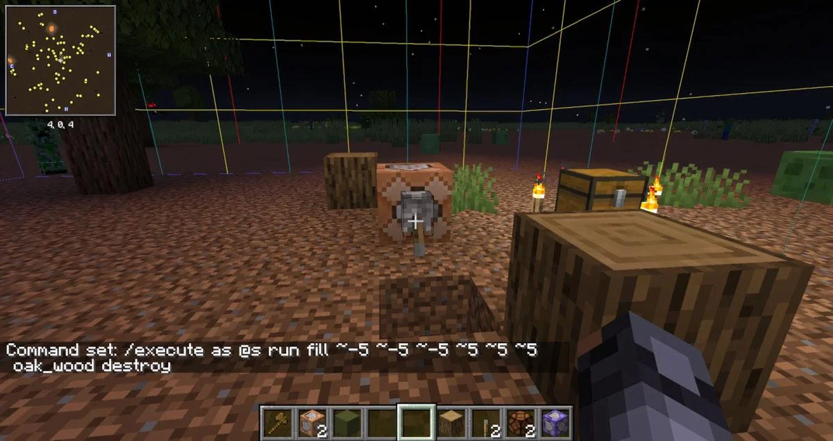 Hướng dẫn sử dụng lệnh /fill trên Minecraft PC