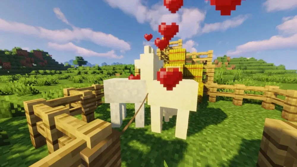 Cách nhân giống Llama Minecraft bằng kiện rơm