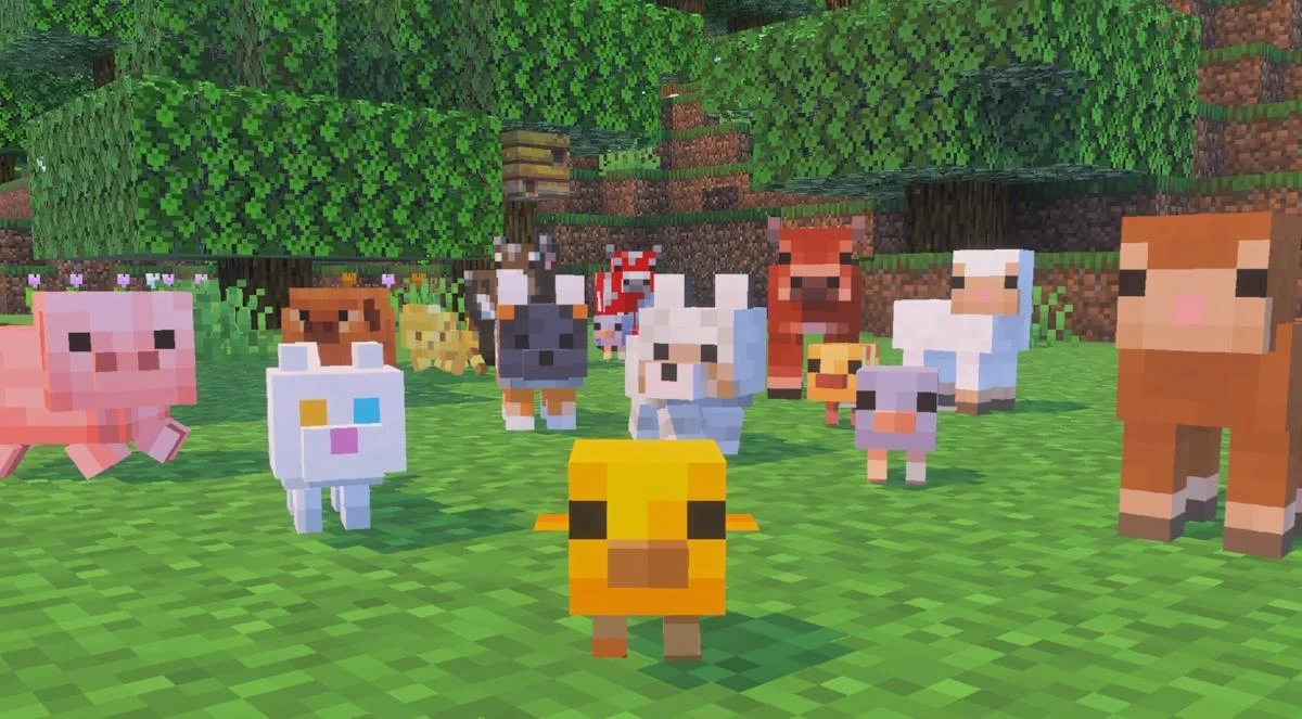 Minecraft 1.26.12 tối ưu mô hình, hoạt ảnh và Hitbox của mob con