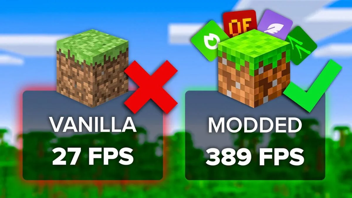 Tối ưu hóa FPS Minecraft bằng Forge và Fabric
