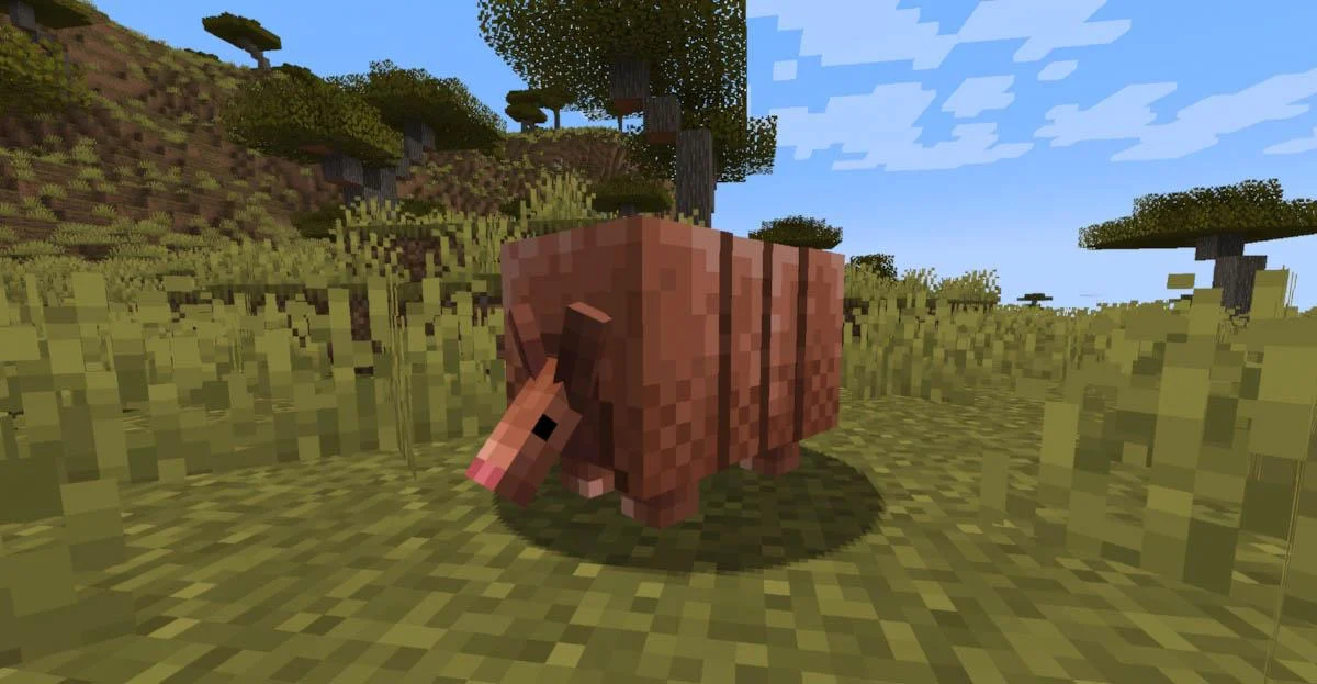 Quái vật Armadillo tại Minecraft 1.21.121
