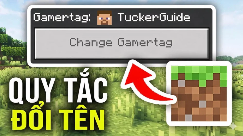 Đổi tên Minecraft Java và Bedrock theo từng nền tảng