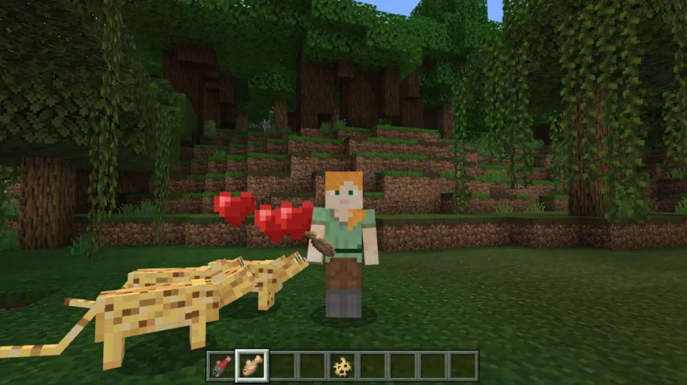 Cách thuần hóa, nhân giống và dùng mèo xua đuổi Creeper