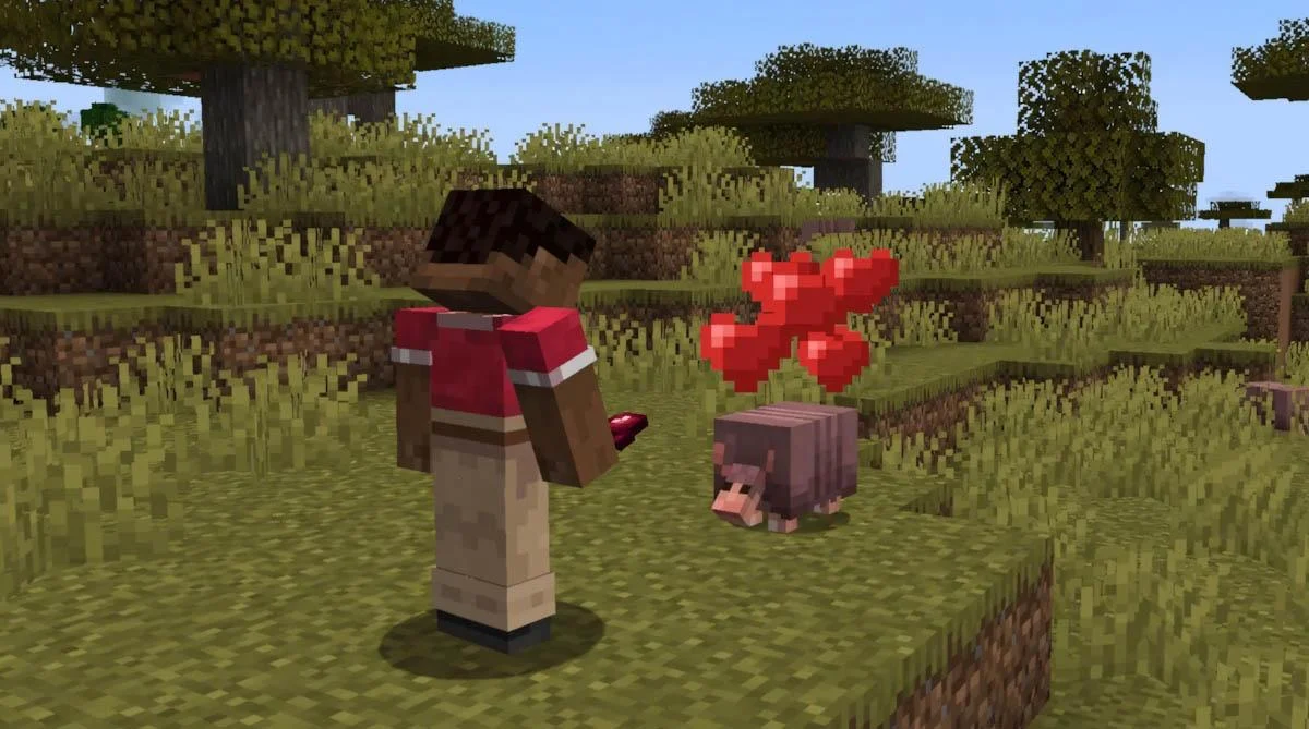 Minecraft Tatu giúp chế tạo giáp bảo vệ chó sói bền bỉ hơn