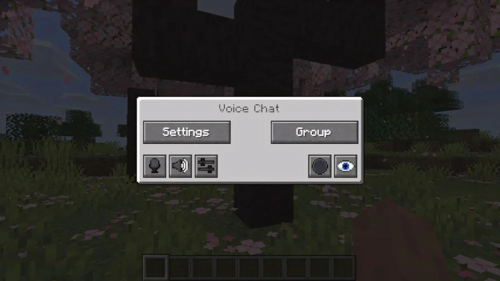 Giao diện chat Minecraft mở bằng phím T